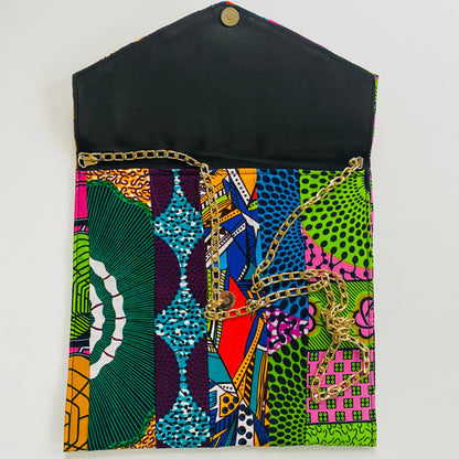 Patchwork Envelope Clutches
