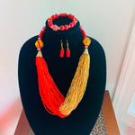 Load image into Gallery viewer, Regal African Necklace Sets
