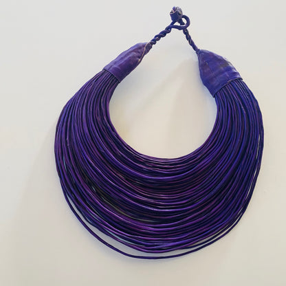 Raffia Necklaces