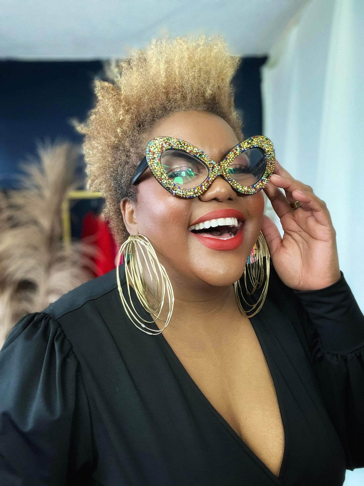 Statement Brass Earrings – view 15
