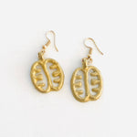 Load image into Gallery viewer, Adinkra Brass Earrings
