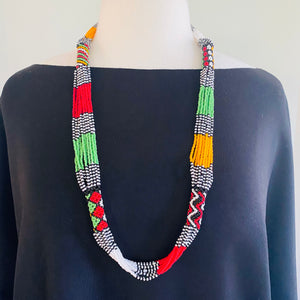 African Skittles Necklace