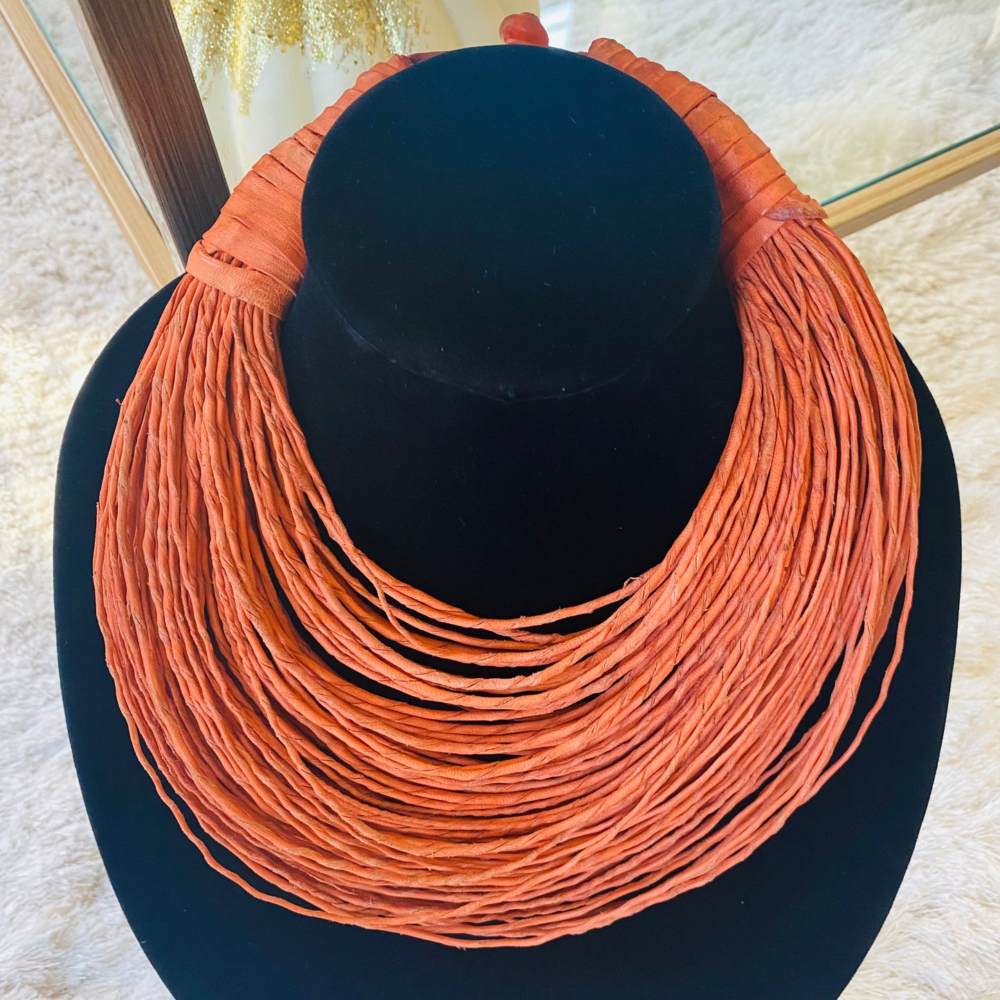 Raffia Necklaces