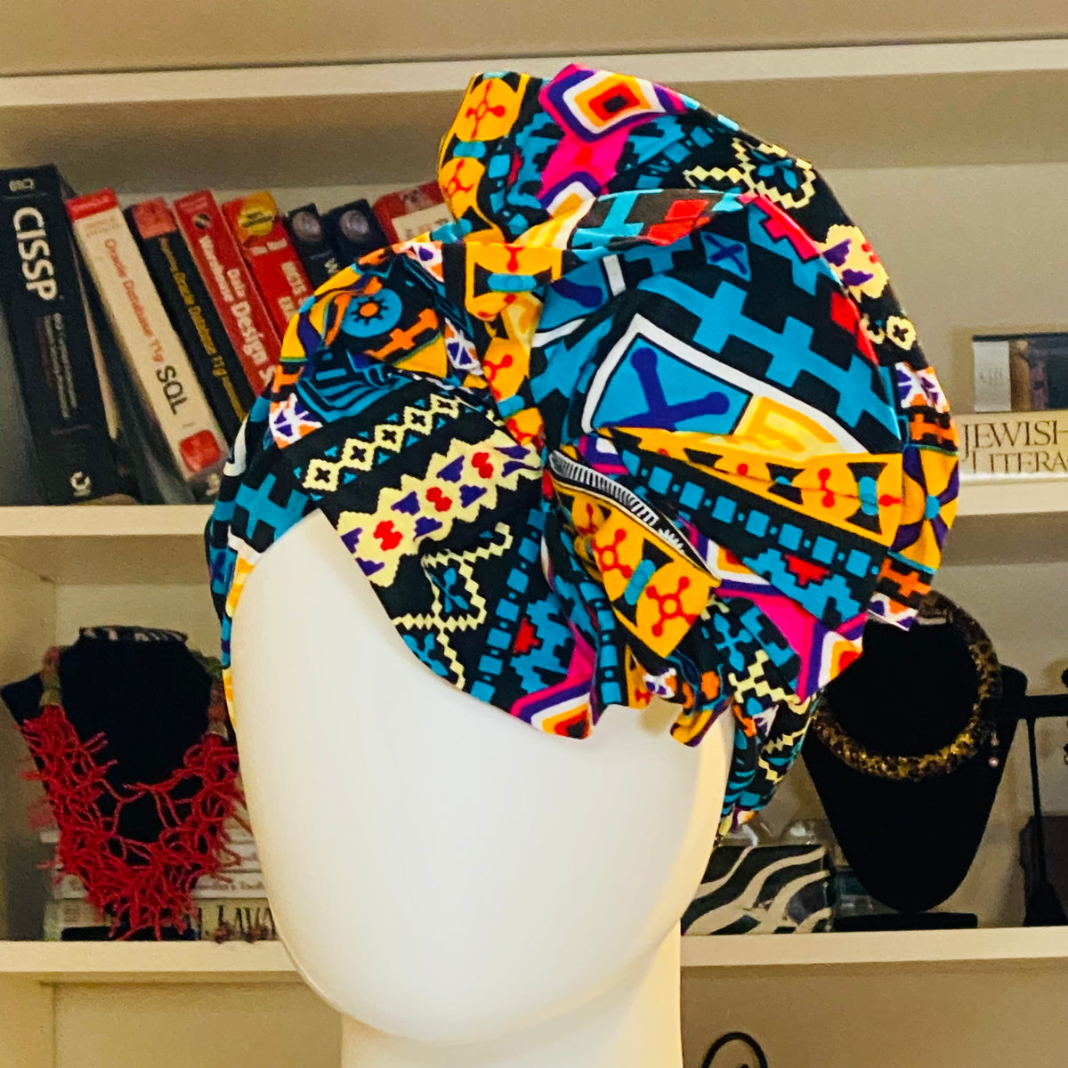Ankara Turbans - Pre-tied/Slip-on – African headwrap – view 6