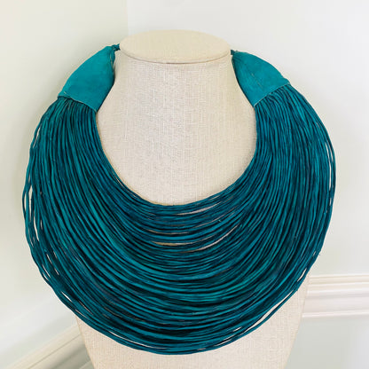 Raffia Necklaces