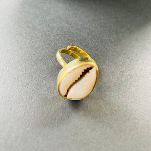 Classy Cowrie Shell Ring