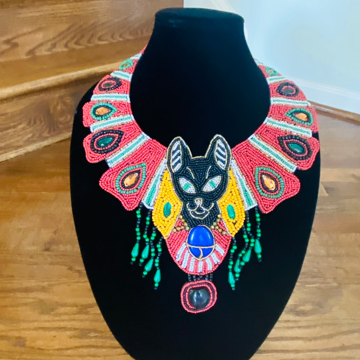 Sasha Collection - necklace, cuff and matching earrings – view 2