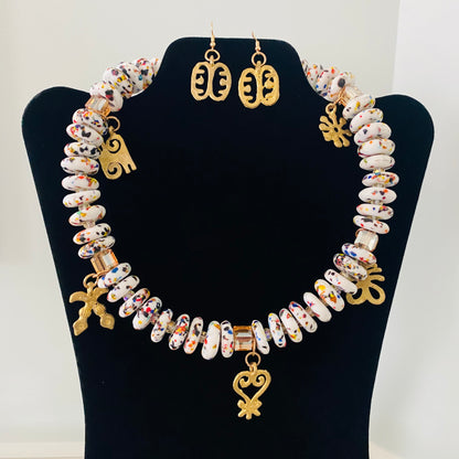 Adinkra Fever Necklace Set