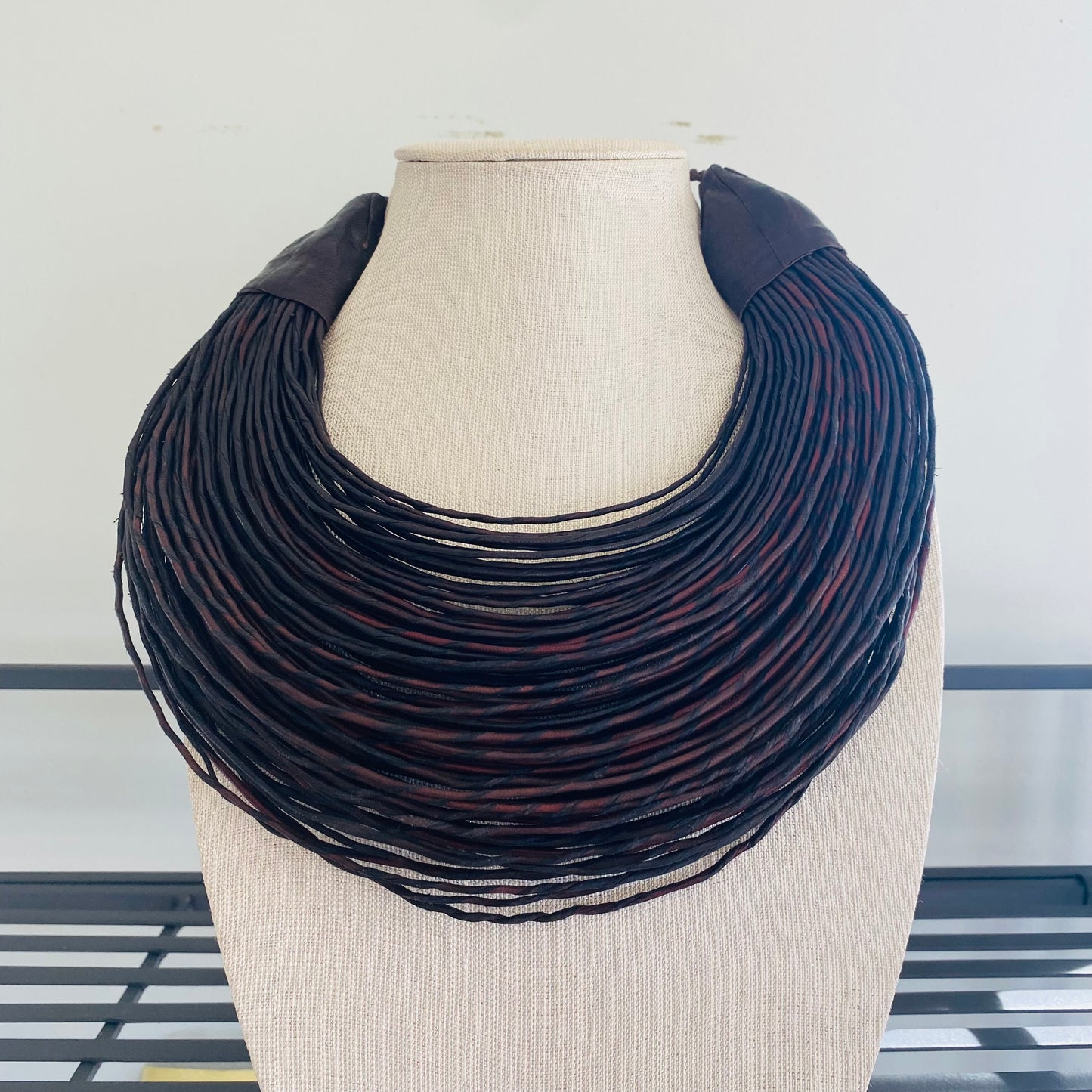 Raffia Necklaces