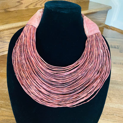 Raffia Necklaces