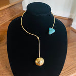 Load image into Gallery viewer, Turquoise Serpent Necklace
