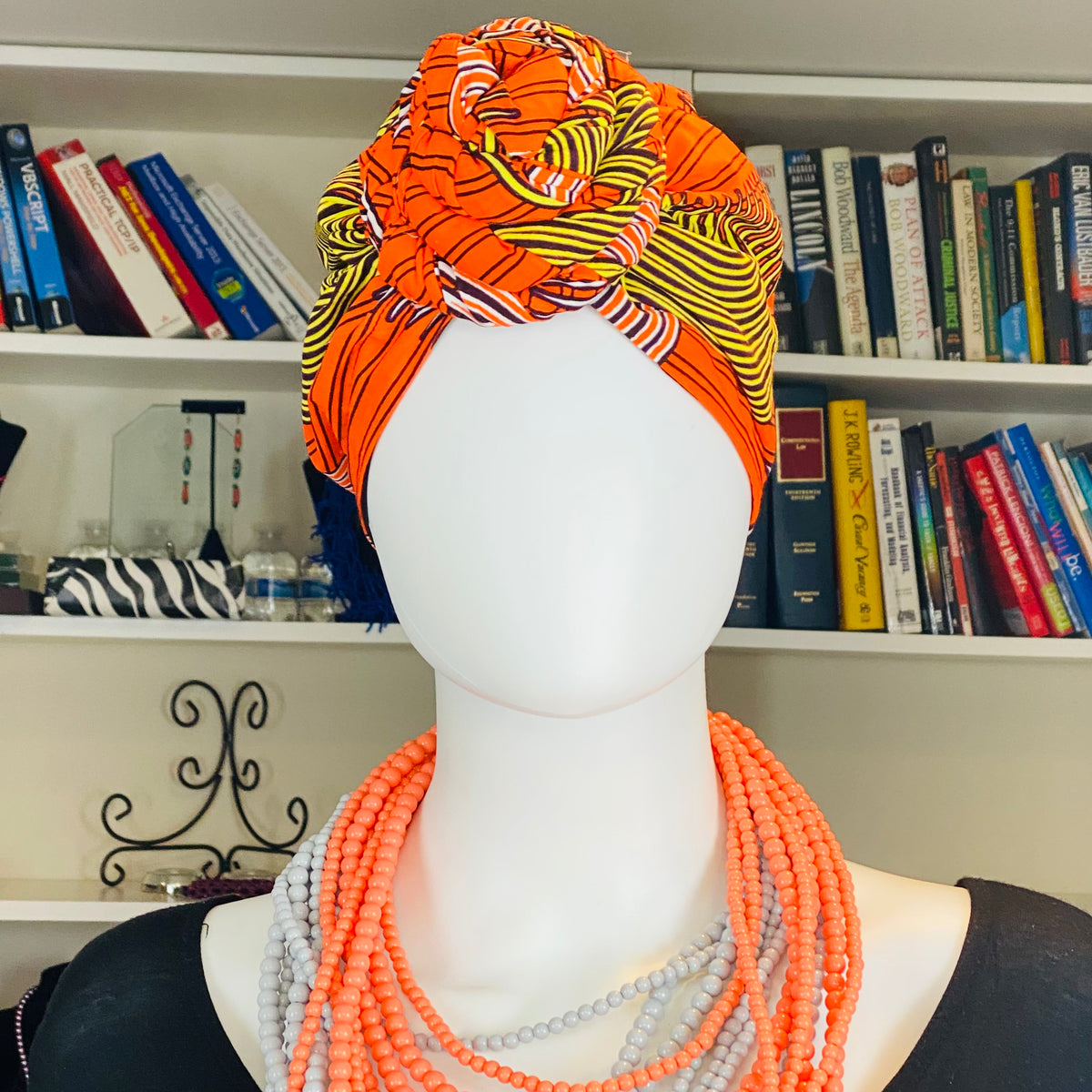 Satin Lined Turbans – African headwrap – view 3