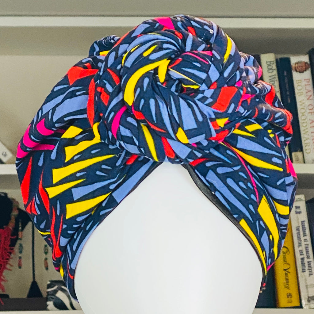 Satin Lined Turbans – African headwrap – view 15