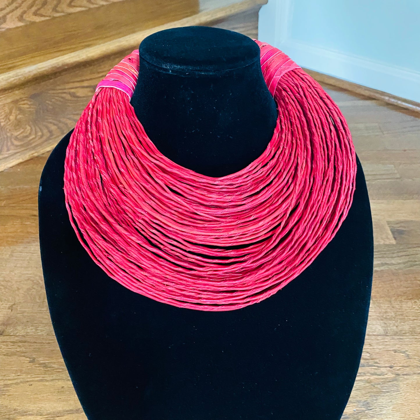 Raffia Necklaces