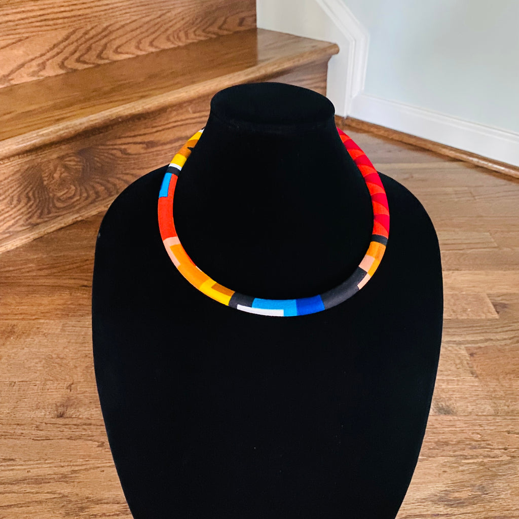 Ankara Chokers – African necklace – view 44