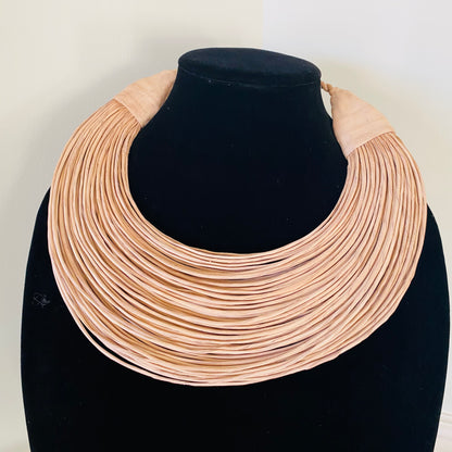 Raffia Necklaces