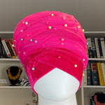 Load image into Gallery viewer, Velvet Turban Headwrap
