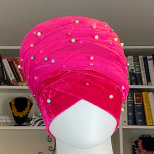 Velvet Turban Headwrap