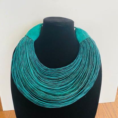 Raffia Necklaces