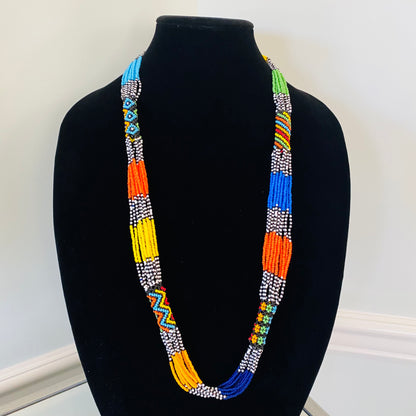 African Skittles Necklace