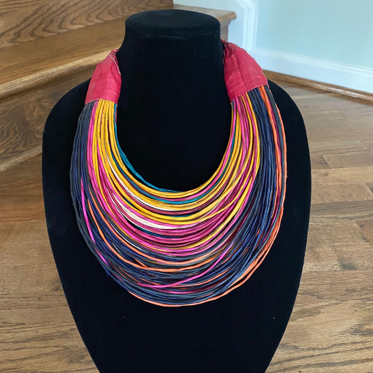 Raffia Necklaces