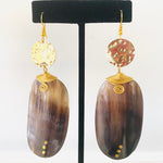 Load image into Gallery viewer, African Brass Mixed Earrings
