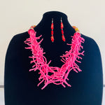 Load image into Gallery viewer, Electra Necklace w/ earrings
