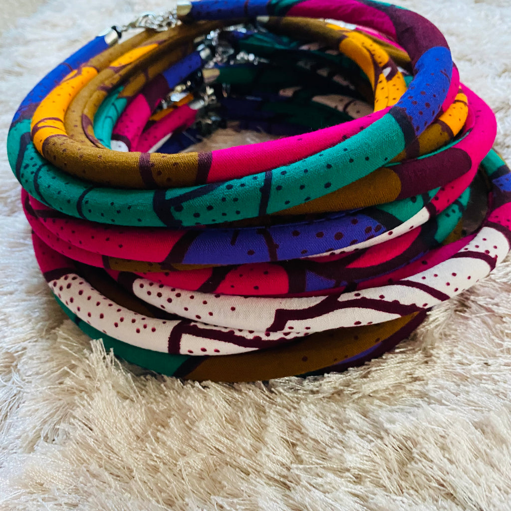 Ankara Chokers – African necklace – view 34