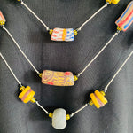Load image into Gallery viewer, String and Stones Necklace

