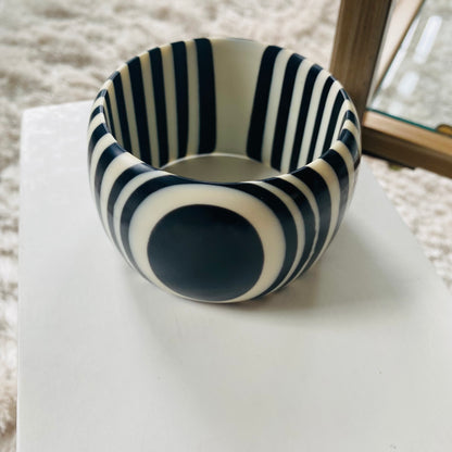 Ebony and Ivory Bangles