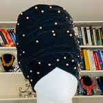 Load image into Gallery viewer, Velvet Turban Headwrap
