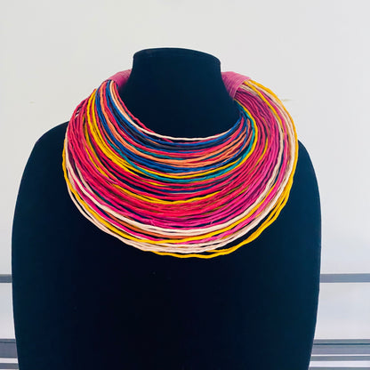 Raffia Necklaces