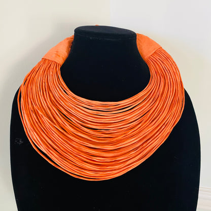 Raffia Necklaces