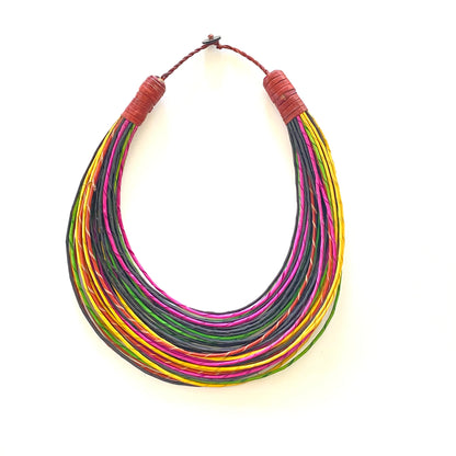 Raffia Necklaces