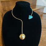 Load image into Gallery viewer, Turquoise Serpent Necklace
