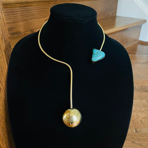 Turquoise Serpent Necklace