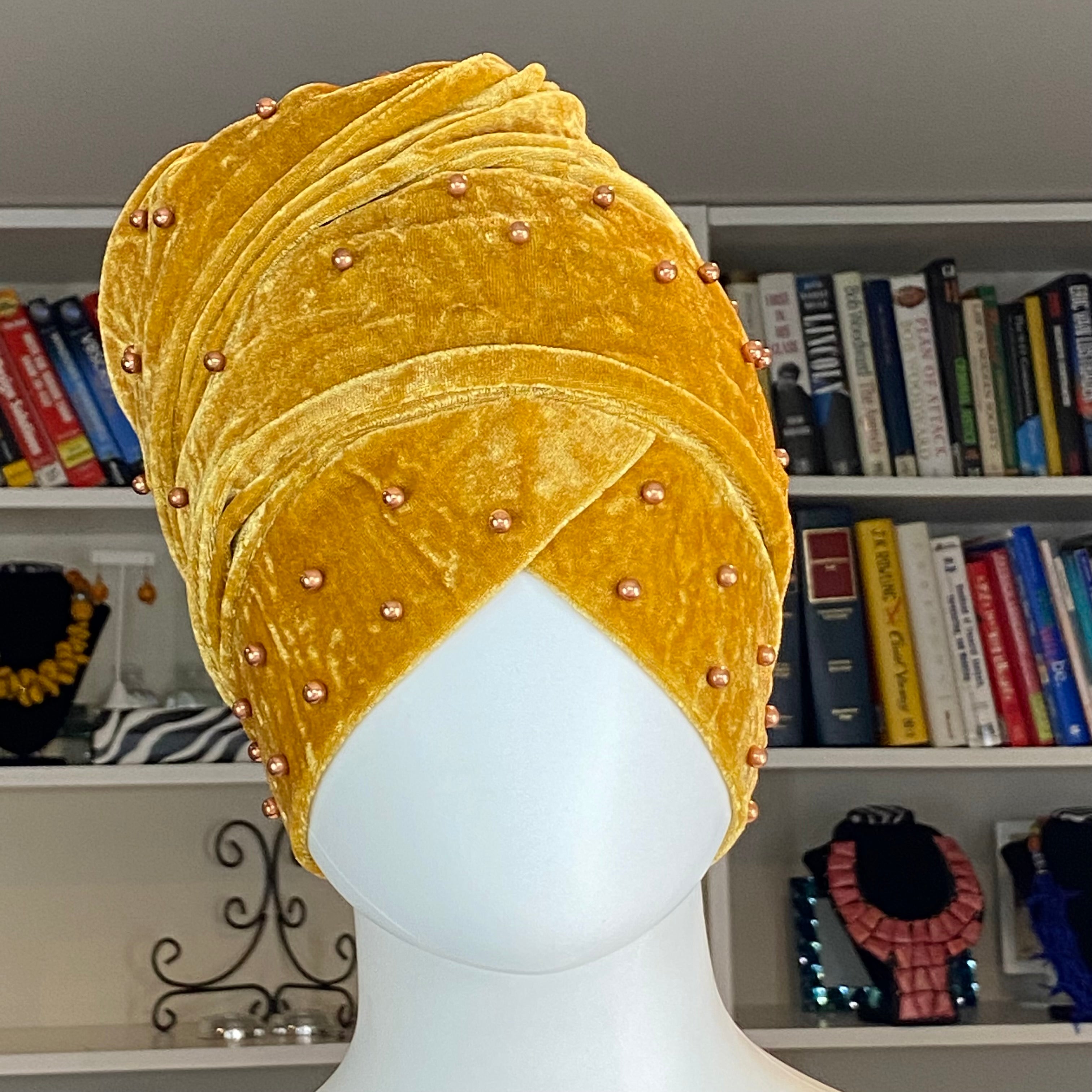 Velvet Turban Headwrap