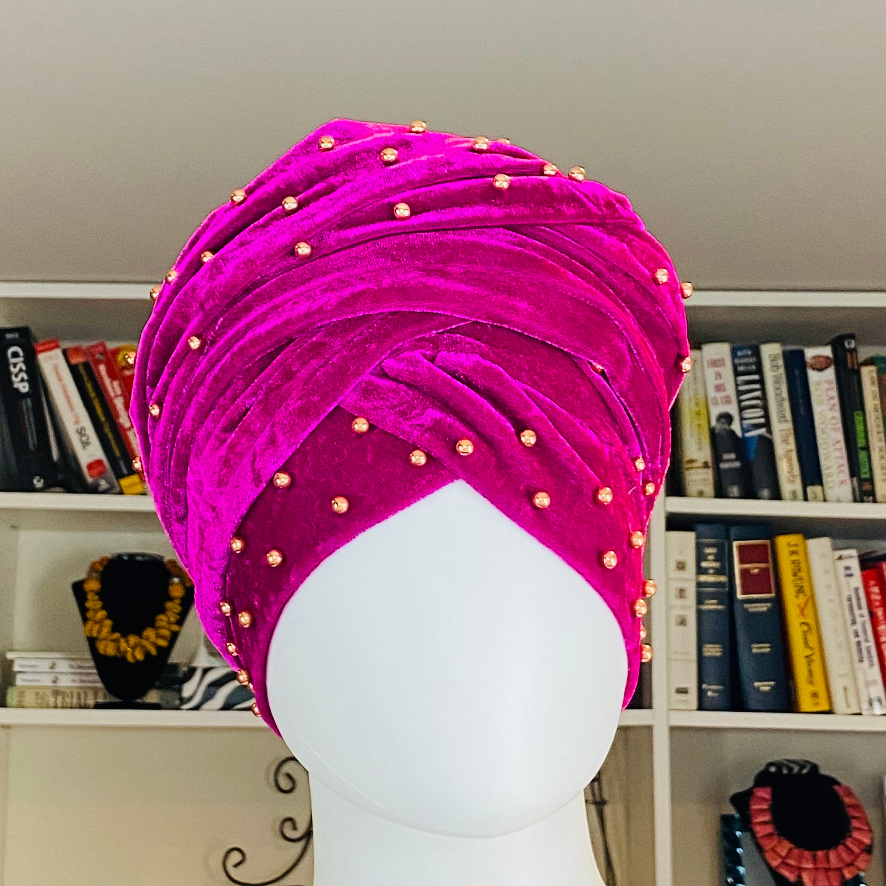 Velvet Turban Headwrap