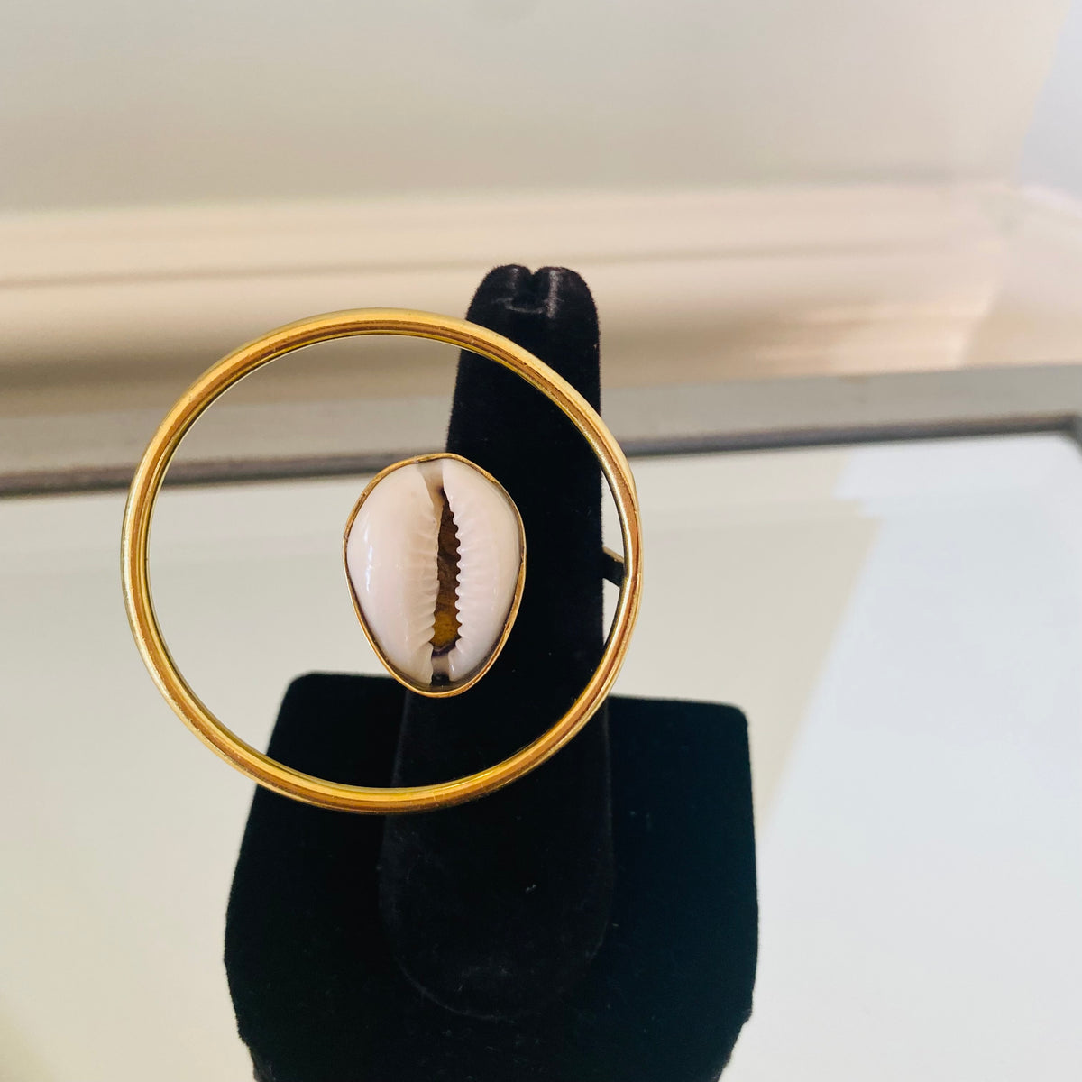 Cowrie Shell Adjustable Rings – view 3