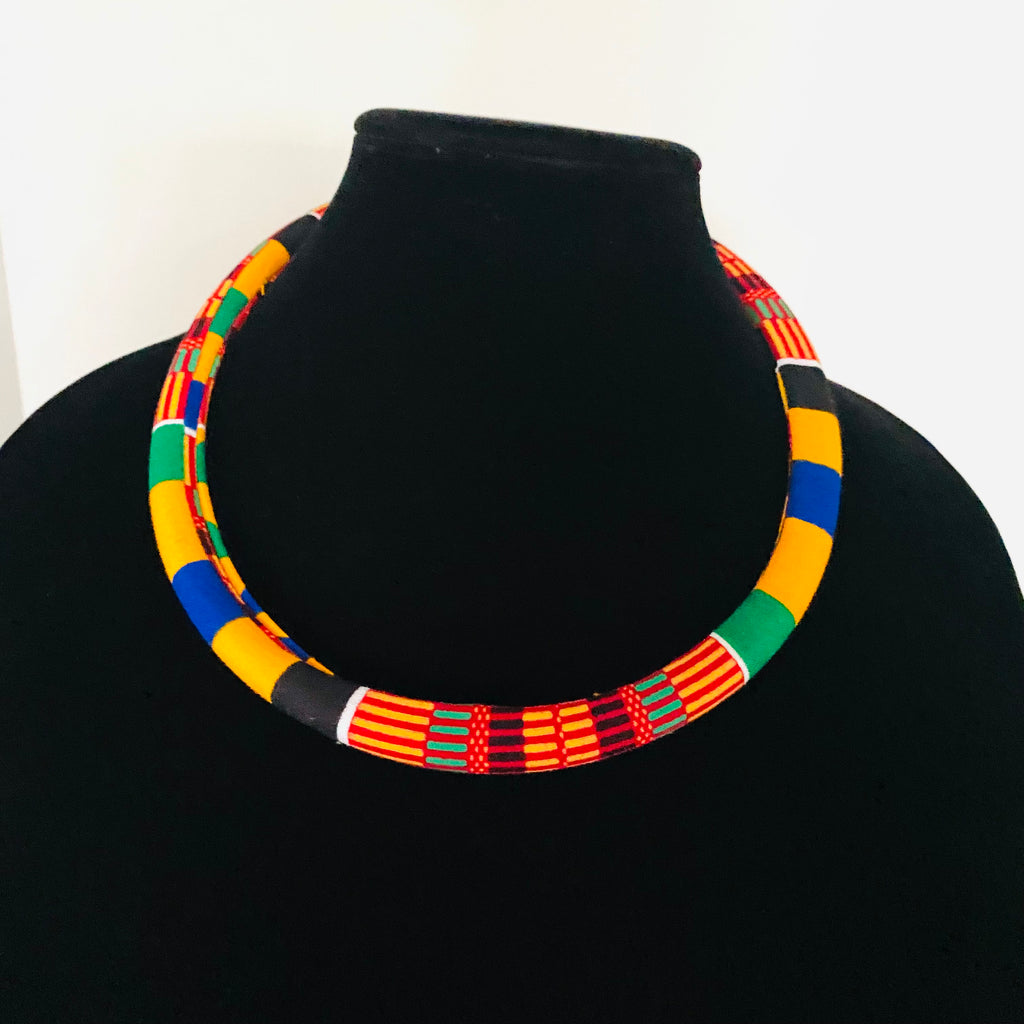 Ankara Chokers – African necklace – view 10