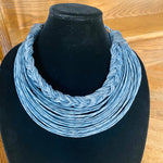 Load image into Gallery viewer, Semi-Braided Raffia Necklace
