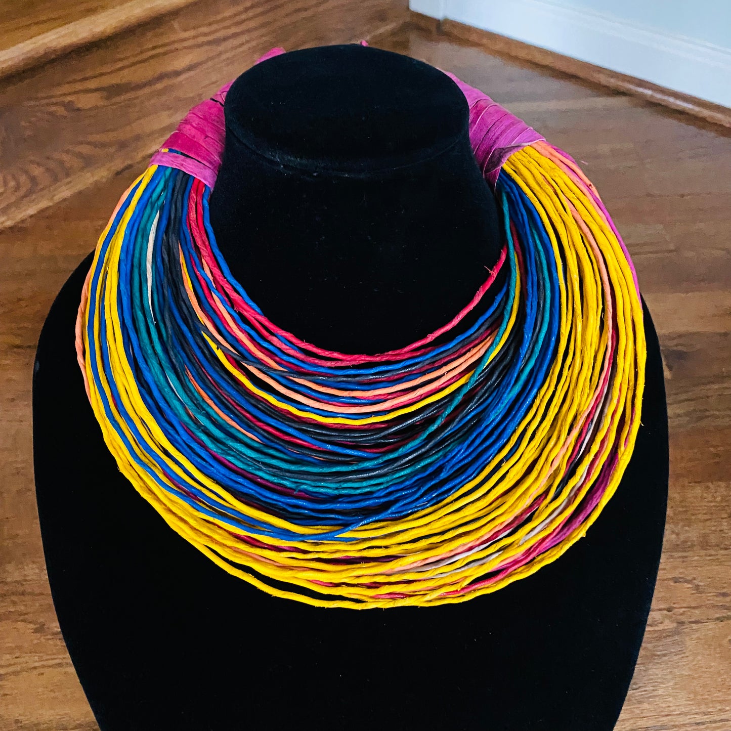 Raffia Necklaces