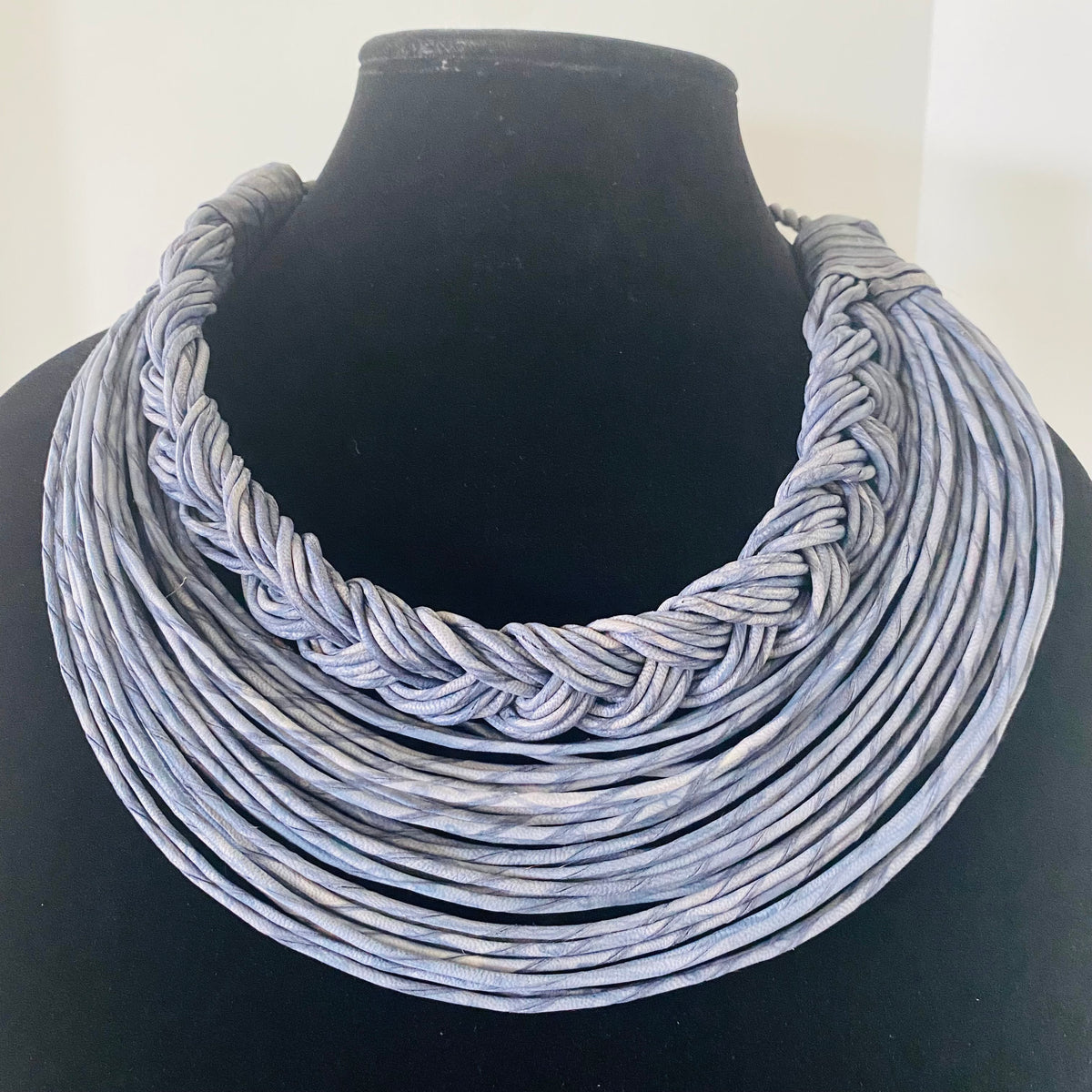 Semi-Braided Raffia Necklace – view 17