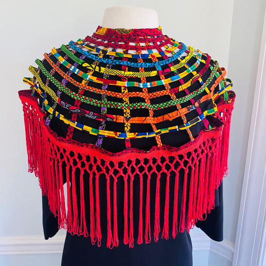 The Nicole Fringe Cape