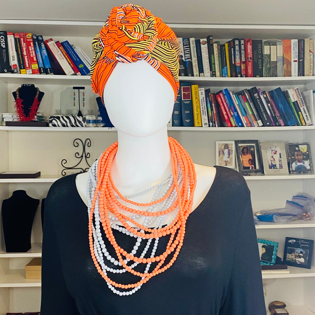Satin Lined Turbans – African headwrap – view 4