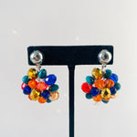 Load image into Gallery viewer, Crocheted Crystal Necklace w/ Earrings
