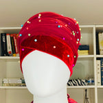 Load image into Gallery viewer, Velvet Turban Headwrap
