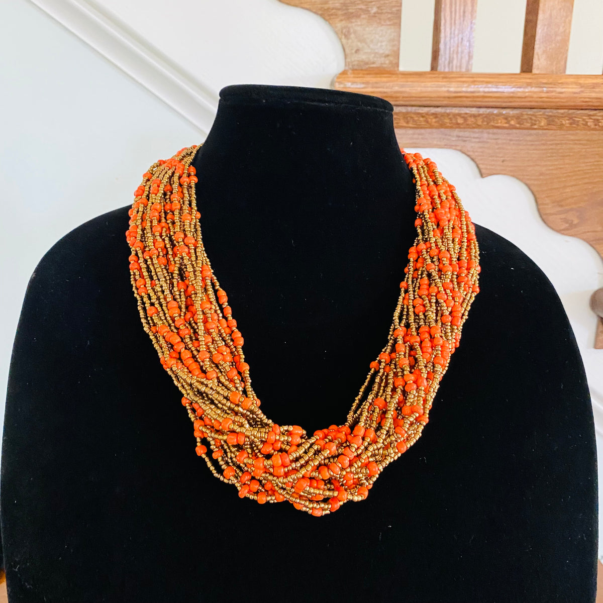 Simply Beaded Elegance w/ matching earrings – view 49