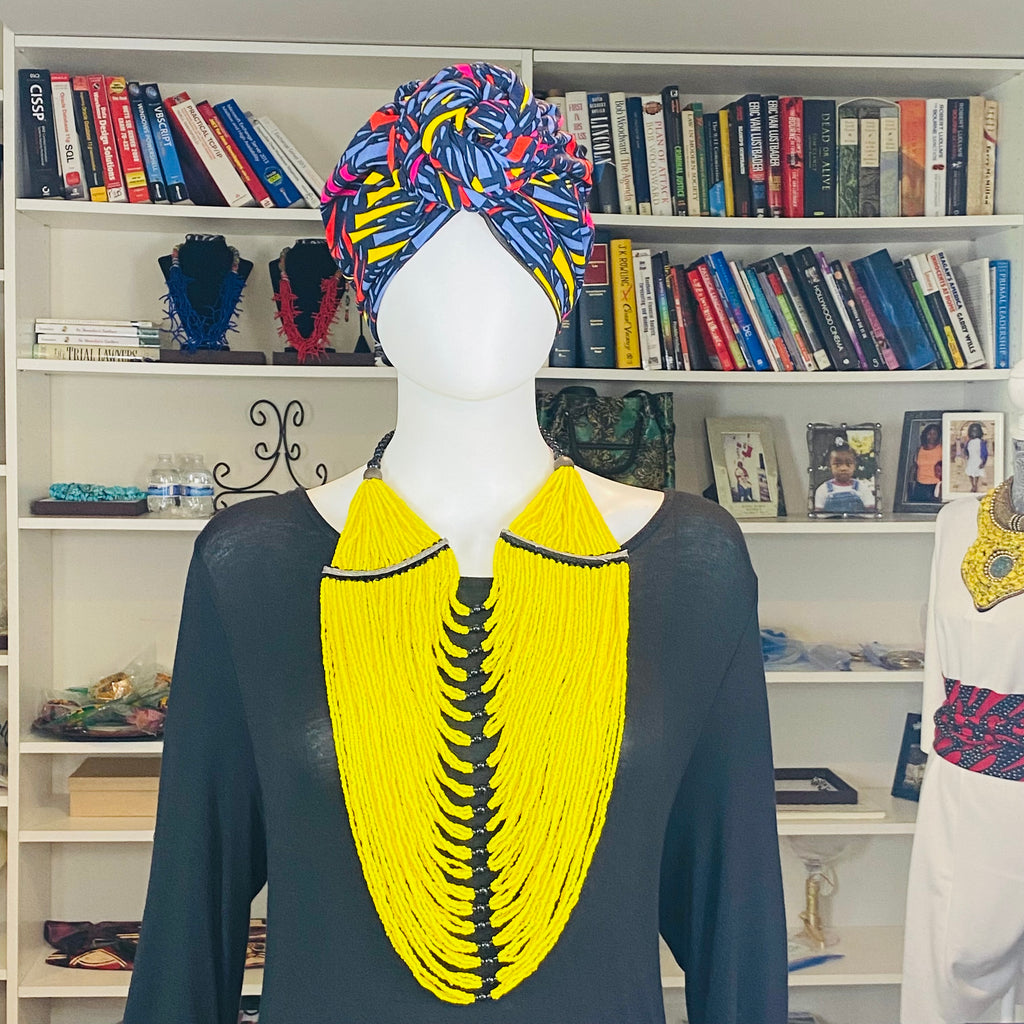 Satin Lined Turbans – African headwrap – view 16