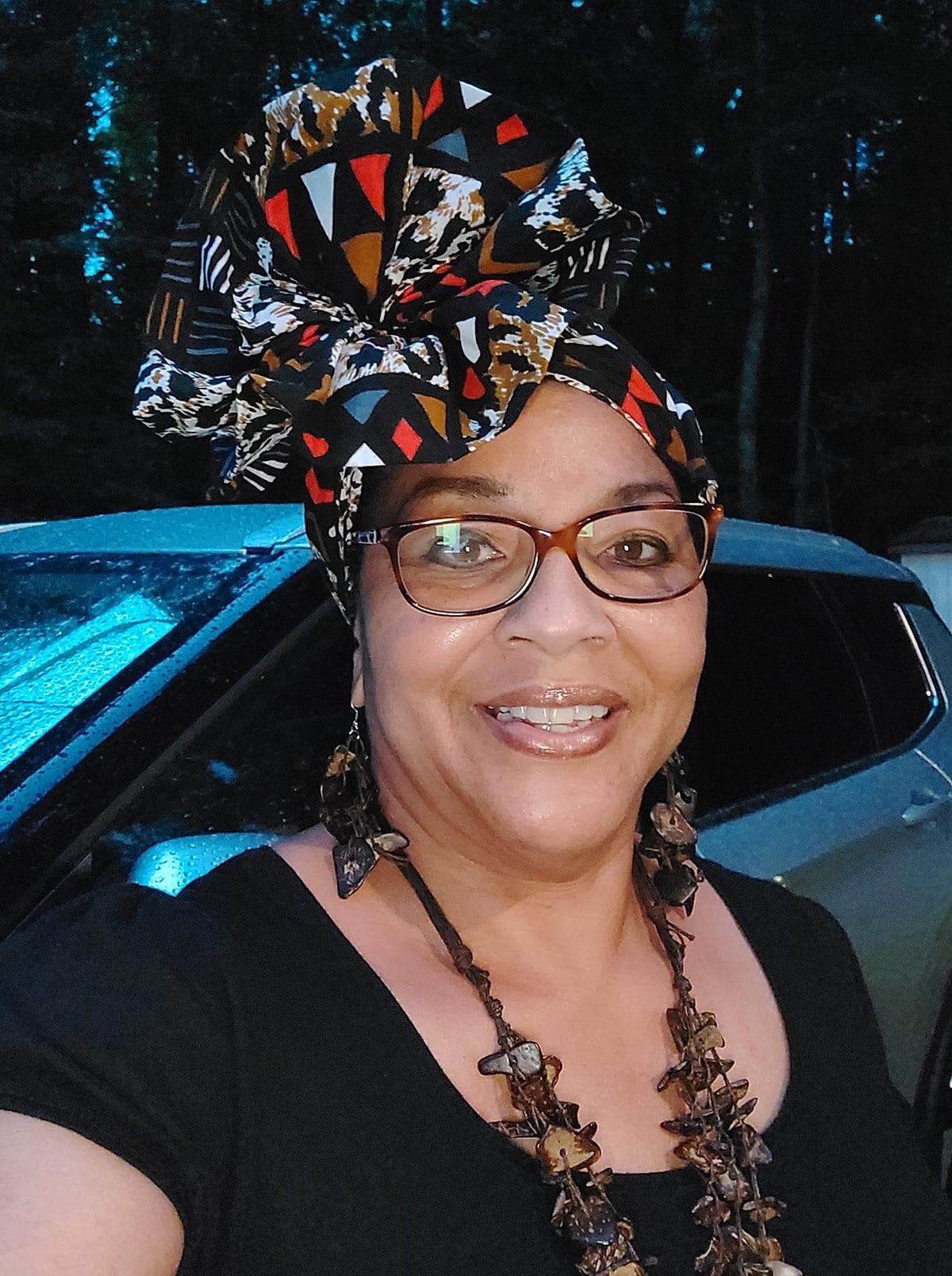 Ankara Turbans - Pre-tied/Slip-on – African headwrap – view 12